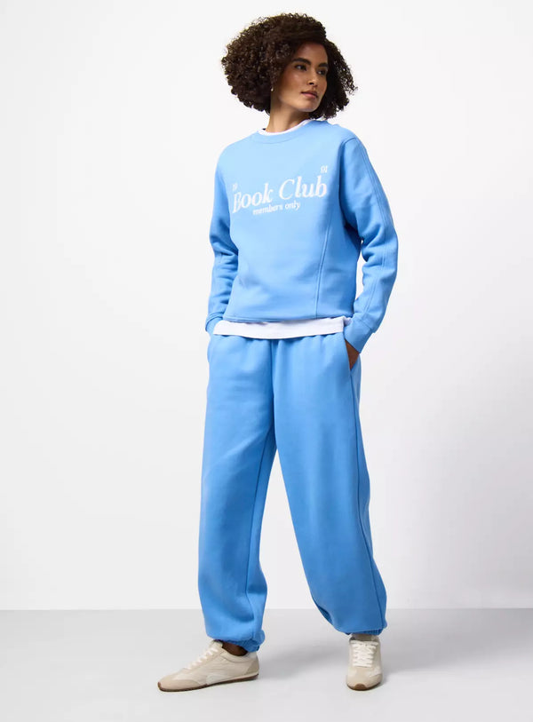 Blue Balloon Leg Co-ord Joggers